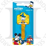 Disney Donald Duck KEY00131 6-Pin UL2 Universal Section Cylinder Key Blank