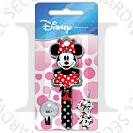 Disney Minnie Mouse Shaped Licensed Universal 6 Pin Cylinder Key Blank