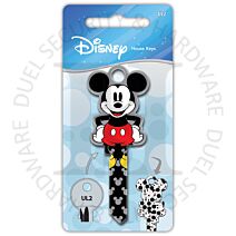 Disney Mickey Mouse Shaped Licensed Universal 6 Pin Cylinder Key Blank