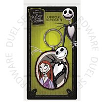 Disney A Nightmare Before Christmas Jack & Sally RK38857C Licensed Keyring-Keychain