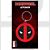 Marvel RK38555 Deadpool Shield Licensed Rubber Keychain-Keyring