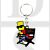 The Simpsons Bart Simpson Director Enamelled Licensed Keychain-Keyring