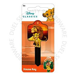 Disney Simba The Lion King KEY00184 6-Pin UL2 Universal Section Cylinder Key Blank