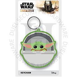 Star Wars RK39061C The Manalorian - The Child Grogu Licenced Rubber Keychain-Keyring