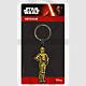 Star Wars RK38347C C3-P0 Licenced Rubber Keychain-Keyring