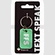 Text Speak KRA833C FFS Premium Steel Licensed Keychain-Keyring